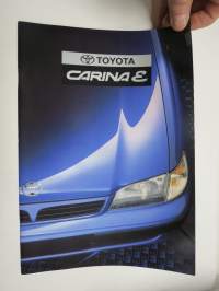 Toyota Carina E 1996 -myyntiesite / brochure