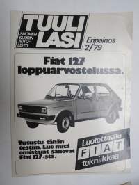 Fiat 127 loppuarvostelu Tuulilasi 1979 nr 2 eripainos -myyntiesite