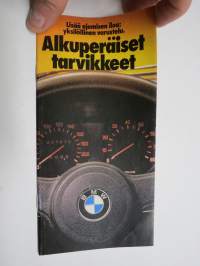 BMW - Alkuperäiset BMW-tarvikkeet 1979 -myyntiesite / sales brochure