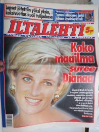 Iltalehti 1.9.1997, Prinsessa Diana kuolema