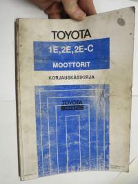 Toyota 1E, 2E, 2E-C moottorit -tehtaan / maahantuojan alkuperäinen suomenkielinen korjaamokirja