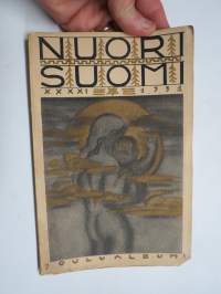 Nuori Suomi XXXXI 1931 kirjallistaiteellinen joulu-albumi, kirjoittajina mm. Santeri Ivalo, Arvi Kivimaa, Olavi Paavolainen, Mika Waltari, Eero Erkko, J. C. Squire