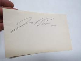 Joel Rinne + Toini Vartiainen -nimikirjoitus  / signature - autograph