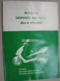 Kymco Bet & Win 250 -Service manual, korjaamokirja