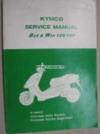 Kymco Bet & Win 125/150 -Service manual, korjaamokirja