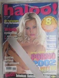 Haloo 2002 nr 3 -aikuisviihdelehti / adult graphics magazine