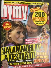 Hymy 2011 nr 6 - Salamakihlat & kesähäät, Kristiina on uusi upea hymytyttö, Iskelmätähti T.T. Purontaka: 