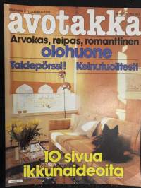 Avotakka 1981 nr 3 - Arvokas, reipas, romanttinen olohuone, Taidepörssi, keinutuolitesti, ym.