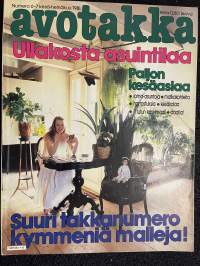 Avotakka 1981 nr 6-7 - Ullakosta asuintilaa, paljon kesäasiaa, Suuri takkanumero, ym.