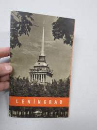 Leningrad - Intourist -matkailuesite, ruotsinkielinen / travel brochure