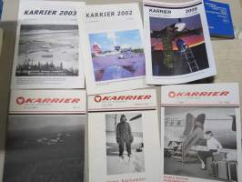 Karrier - Kar-Air henkilökuntajulkaisu / kiltajulkaisu, 6 kpl erä yhdessä