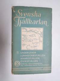 Svenska Fjällkartan - 11. Undersåker, Lunndörsfjällen, Anarisfjällen, Oviksfjällen 1940