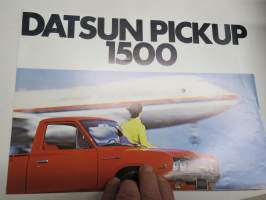 Datsun Pickup 1500 -myyntiesite / sales brochure