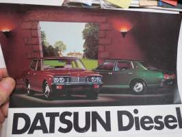Datsun Diesel -myyntiesite / sales brochure