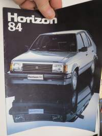 Horizon 1984 -myyntiesite / sales brochure