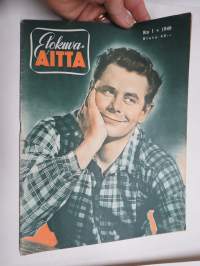 Elokuva-Aitta 1949 nr 1, Suomalaista filmikomediaa kaivataan, Hillevi Lagerstamin aamuvoimistelu, Tulevaisuuden elokuvateatteri, Helena Karan vaatekomerolla, ym.