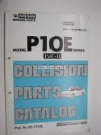 Nissan P10E series P & C -II collision parts catalog -kolariosaluettelo