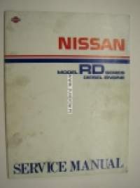 Nissan RD series diesel engine service manual -korjaamokirja