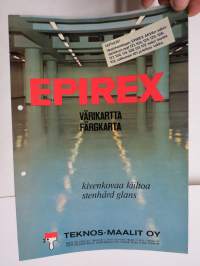 Epirex epoksimaali, myös Epirex-Hydro uima-allasmaalit -värikartta