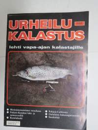 Urheilukalastus 1986 nr 6. Meritaimenuistimet, Kymönkoski, Oululaista kalastusperinnettä, Suurkaloja, Pohjois-Kalifornia kalastuskohteena, Tyrskykalastus, ym.