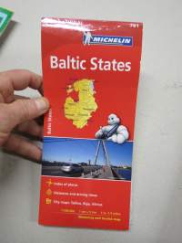 Baltic States - Michelin -tiekartta