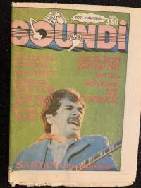 Soundi 1977 nr 2 - Äänestystulokset: Maarit, Isokynä, Hector, Wigwam, Dylan, Floyd, Man, Jackson Browne, Wilko Johnson, Ry Cooder, ym.
