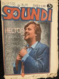 Soundi 1976 nr 8 - Juice, Hector, Gemesis, Sleepy Sleepers, Eric Clapton, Made In Sweden, ym.