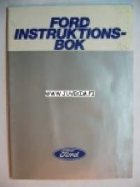Ford -instruktionsbok