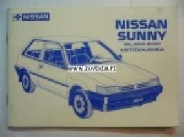 Nissan Sunny Mallisarja B12/N13 -käyttöohjekirja