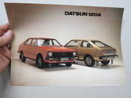 Datsun 120A -myyntiesite / sales brochure