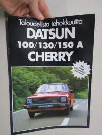 Datsun 100 / 130 / 150 A Cherry -myyntiesite / sales brochure