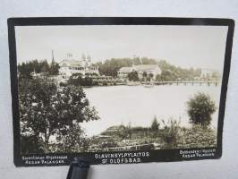 Olavin Kylpylaitos - St. Olofsvbad (Savonlinna - Nyslott) -valokuvakortti