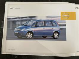Opel Meriva 2004 -myyntiesite / sales brochure