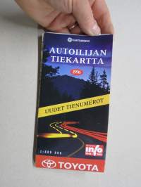 Autoilijan tiekartta 1996 Suomi -kartta