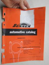 Sunnen automotive catalog, moottorinkorjaustyökaluja -tuoteluettelo