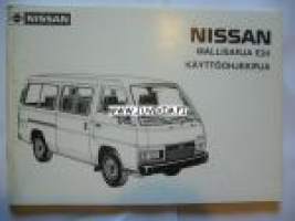 Nissan Mallisarja E24 -Käyttöohjekirja