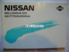 Nissan Mallisarja E24 -Käyttöohjekirja