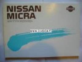 Nissan Micra -käyttöohjekirja