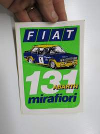 Fiat 131 Mirafiori Abarth -tarra