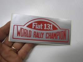 Fiat 131 World Rally Champion -tarra