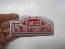 Fiat 131 World Rally Champion -tarra