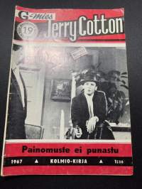 Jerry Cotton 1967 nr 19 -Painomuste ei punastu