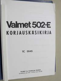 Valmet 502-E korjauskäsikirja KOPIO korjaamokirja