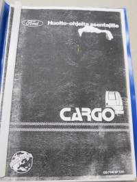 Ford Cargo - Huolto-ohjeita asentajille KOPIO korjaamokirja