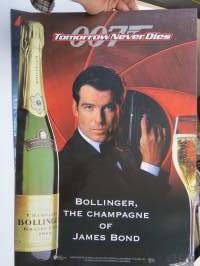 Tomorrow Never Dies - 007 - Bollinger, The Champagne of James Bond -mainosständi