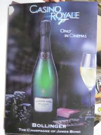 Casino Royale - 007 - Bollinger, The Champagne of James Bond -mainosständi