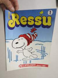 Ressu - IS Ilta-Sanomat liitelehti joulu 1991- 1992 nr 1