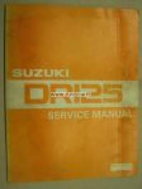 Suzuki DR125 service manual -korjaamokirja