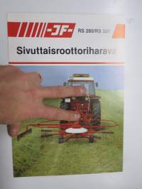 JF RS 280 / RS 320 sivuttaisroottoriharava -myyntiesite