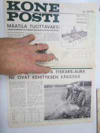 Fiskars Koneposti 1970 nr 4 - Maatalouskonetietoa maanviljelijöille -myyntiesite / asiakaslehti